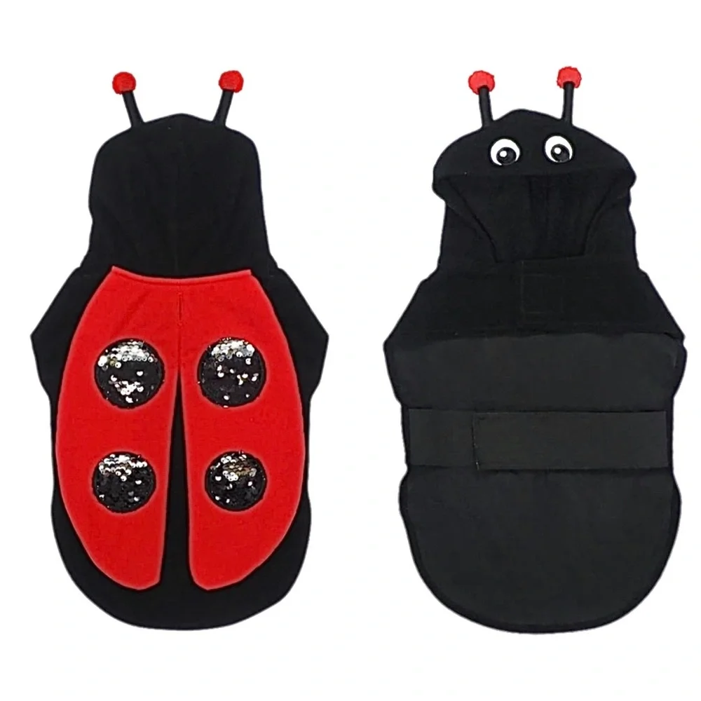 PET LADYBUG COSTUME NWT